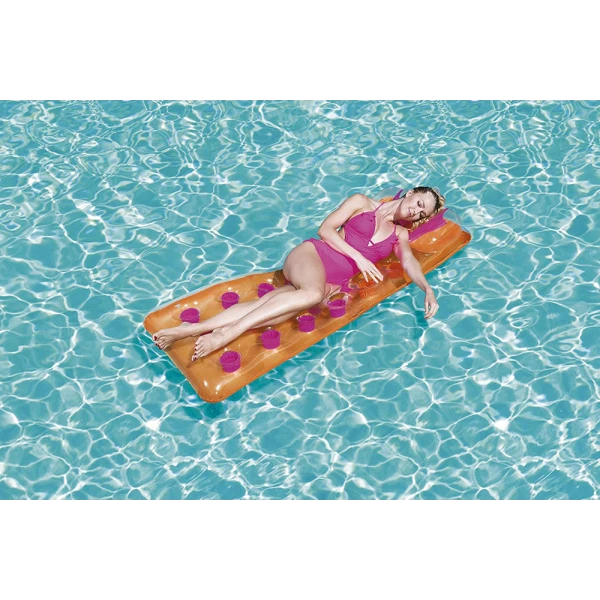BESTWAY INFLATABLE SEA MATTRESS 188Χ71 cm. - ORANGE