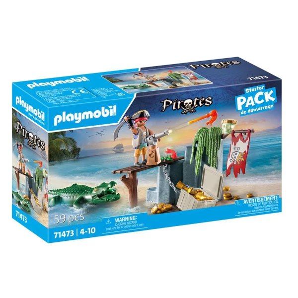 PLAYMOBIL PIRATES STARTER PACK ΠΕΙΡΑΤΗΣ ΜΕ ΑΛΙΓΑΤΟΡΑ