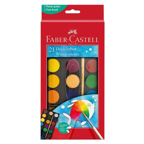 FABER-CASTELL ΣΕΤ ΝΕΡΟΜΠΟΓΙΕΣ 21 ΧΡΩΜΑΤΑ