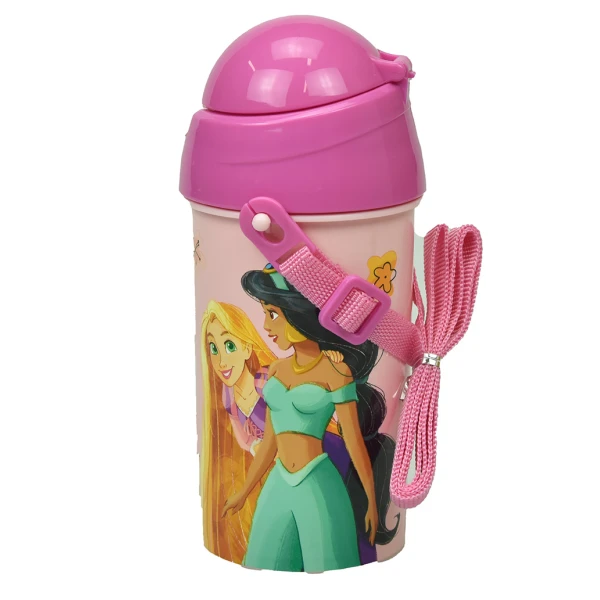 FD WATER BOTTLE 500ml PRINCESS SUMMER FUN