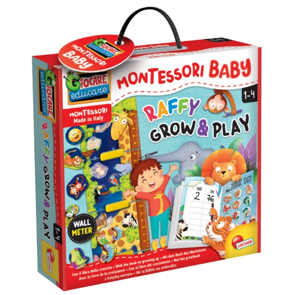 LISCIANI MONTESSORI BABY GIRAFFE GROW & PLAY
