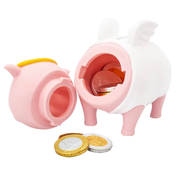LILALU ΚΟΥΜΠΑΡΑΣ PIGGY ΡΟΖ ΦΥΛΑΚΑΣ ΑΓΓΕΛΟΣ