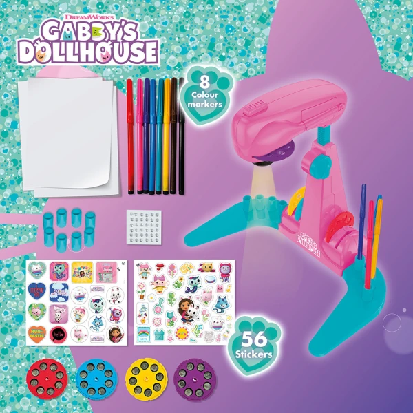 LISCIANI GABBY\'S DOLLHOUSE PROJECTOR DRAWING SCHOOL