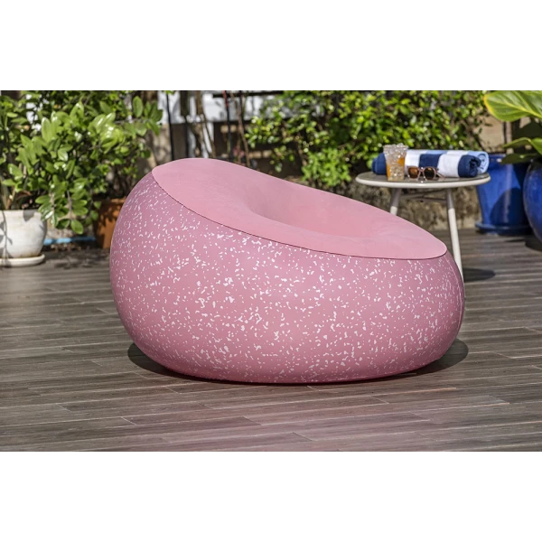 BESTWAY INFLATABLE CHAIR 112X112X66 cm INFLATE A CHAIR PINK