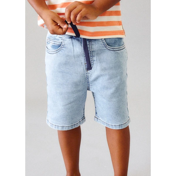 MAYORAL ΒΕΡΜΟΥΔΑ SOFT DENIM JOGGER ΤΖΗΝ ΑΝΟΙΧΤΟ