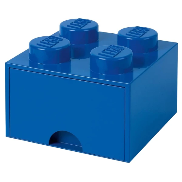 LEGO® ΚΟΥΤΙ ΑΠΟΘΗΚΕΥΣΗΣ ΤΕΤΡΑΓΩΝΟ ΣΥΡΤΑΡΩΤΟ ΜΠΛΕ