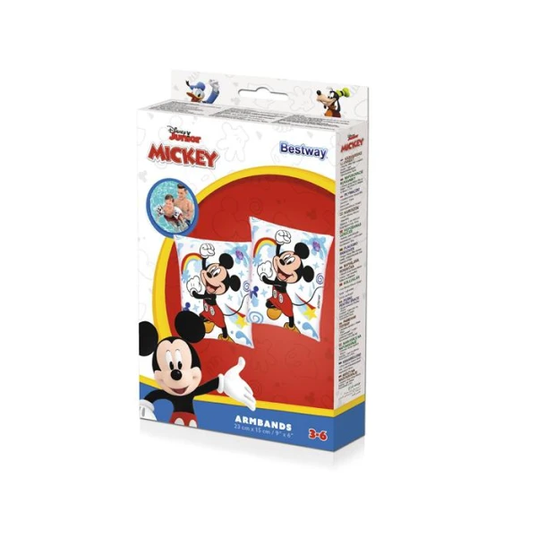BESTWAY INFLATABLE ARM BANDS 23X15 cm  DISNEY JUNIOR MICKEY AND FRIENDS