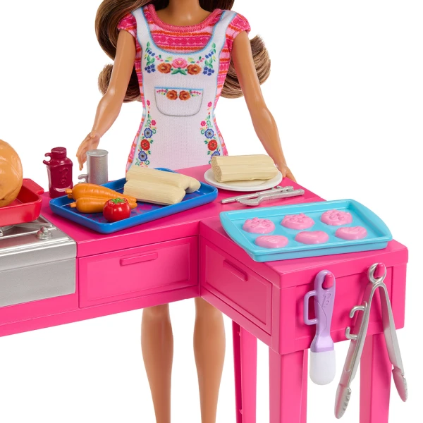 BARBIE ΣΕΤ ΠΑΙΧΝΙΔΙΟΥ ΚΟΥΚΛΑ TERESA COOK & CREATE KITCHEN