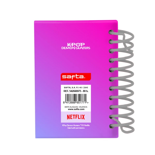 SPIRAL A7 MEMO PAD K-POP DEMON HUNTERS
