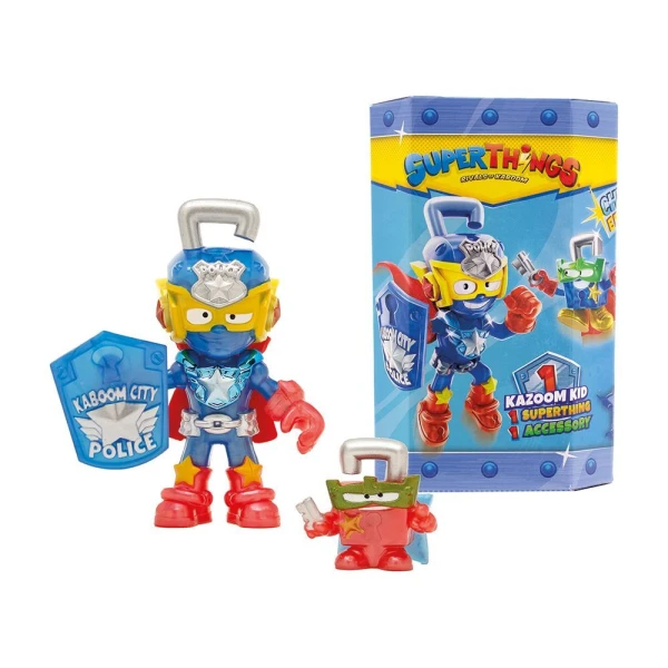 SUPERTHINGS RESCUE FORCE FIGURE WITH KAZOOM KID FOR AGES 4+