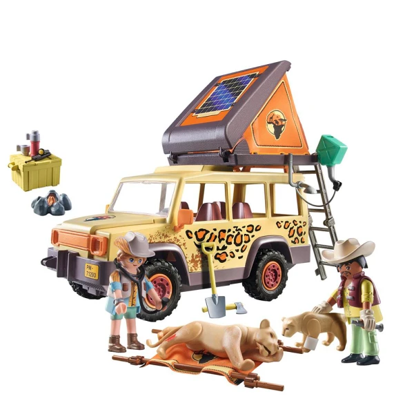 PLAYMOBIL WILTOPIA - ΌΧΗΜΑ ΠΕΡΙΘΑΛΨΗΣ ΑΓΡΙΩΝ ΖΩΩΝ