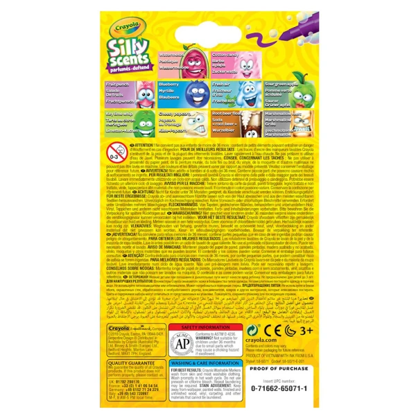 CRAYOLA SILLY SCENTS 10 ΛΕΠΤΟΙ ΠΛΕΝΟΜΕΝΟΙ ΜΑΡΚΑΔΟΡΟΙ