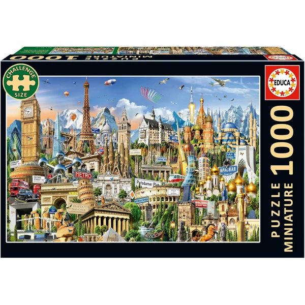 EDUCA PUZZLE 1000 pcs SYMBOLS OF EUROPE