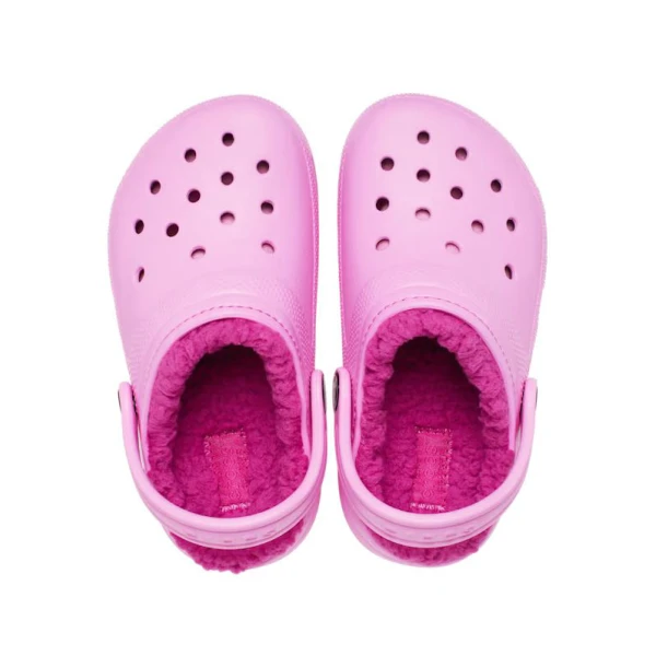 CROCS CLASSIC LINED CLOG K TAFFY PINK