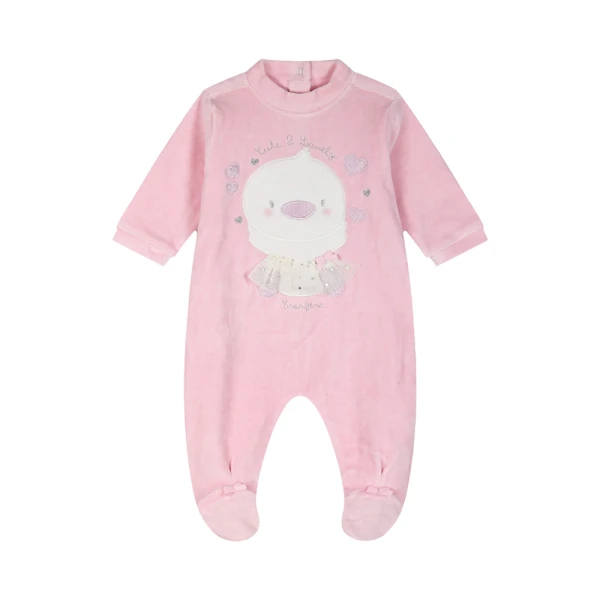 ENERGIERS BABY GIRL\'S  ROMPER SUGAR ALMOND