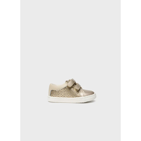 MAYORAL SNEAKER ΤΡΥΠΗΤΟ ΧΡΥΣΟ ΜΠΕΖ