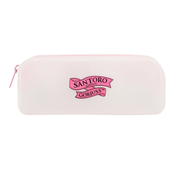 GORJUSS SANTORO GLITTER PENCIL CASE - WILDFLOWER