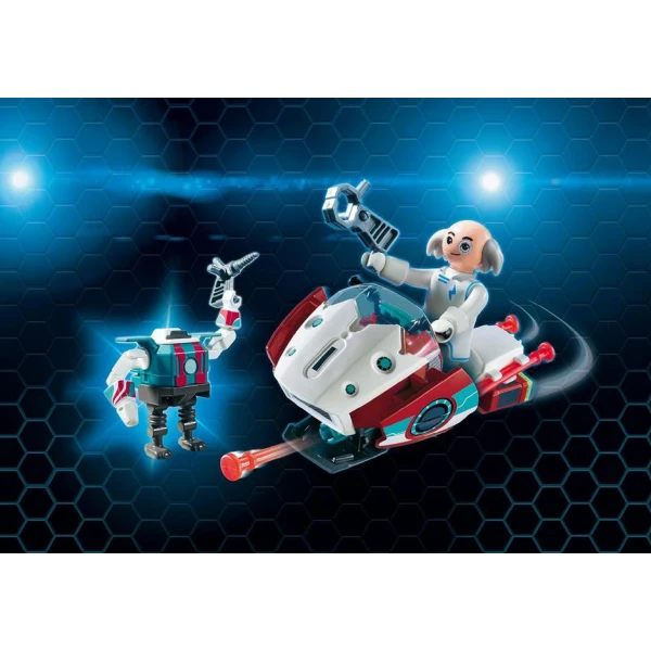 PLAYMOBIL SUPER 4 Ο ΔΟΚΤΩΡ Χ ΚΑΙ ΤΟ SKYJET ΤΟΥ