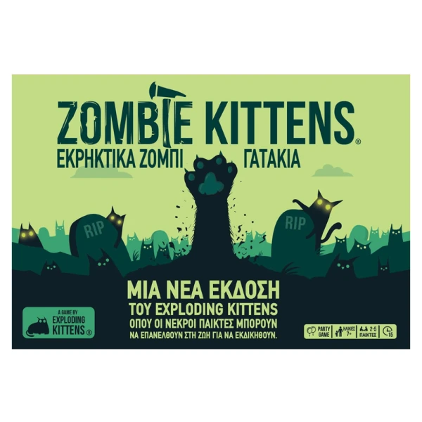 KAISSA BOARD GAME EXPLODING ZOMBIE KITTENS
