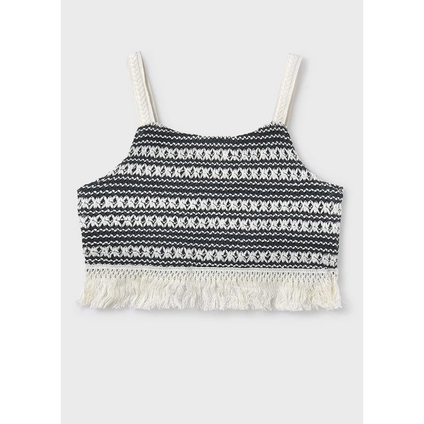 MAYORAL KNITTED TOP BLACK 