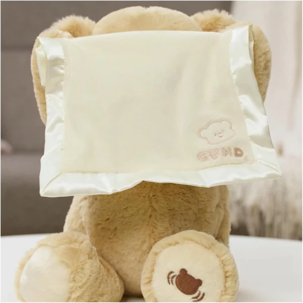 PLUSH TEDDY BEAR PEEK A BOO