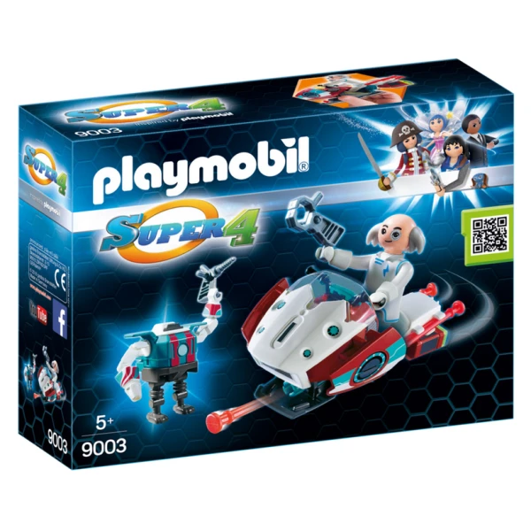 PLAYMOBIL SUPER 4 Ο ΔΟΚΤΩΡ Χ ΚΑΙ ΤΟ SKYJET ΤΟΥ