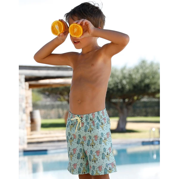 ENERGIERS BEBE BOY SWIMSUIT BERMUDA LIGHT GREEN