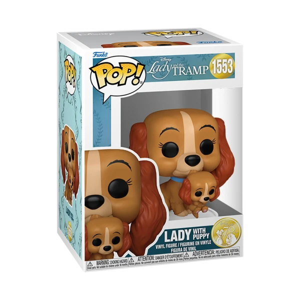 FUNKO POP! DISNEY LADY & THE TRAMP ΦΙΓΟΥΡΑ ΒΙΝΥΛΙΟΥ LADY WITH PUPPY 1553