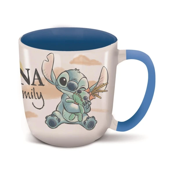 ΚΕΡAΜΙΚΗ ΚΟΥΠΑ 385ml STITCH & ANGEL OHANA ΣΕ ΚΟΥΤΙ ΔΩΡΟΥ