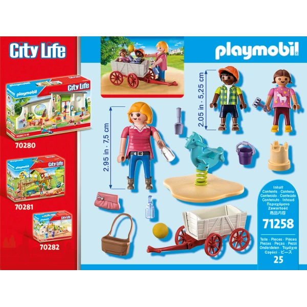 PLAYMOBIL CITY LIFE STARTER PACK ΝΗΠΙΑΓΩΓΟΣ ΜΕ ΠΑΙΔΑΚΙ ΚΑΙ ΚΑΡΟΤΣΑΚΙ