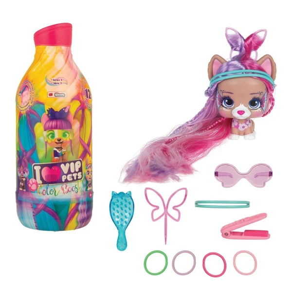 VIP PETS SERIES 2 COLOR BOOST COLLECTIBLE DOLL WITH EXTRA LONG HAIR