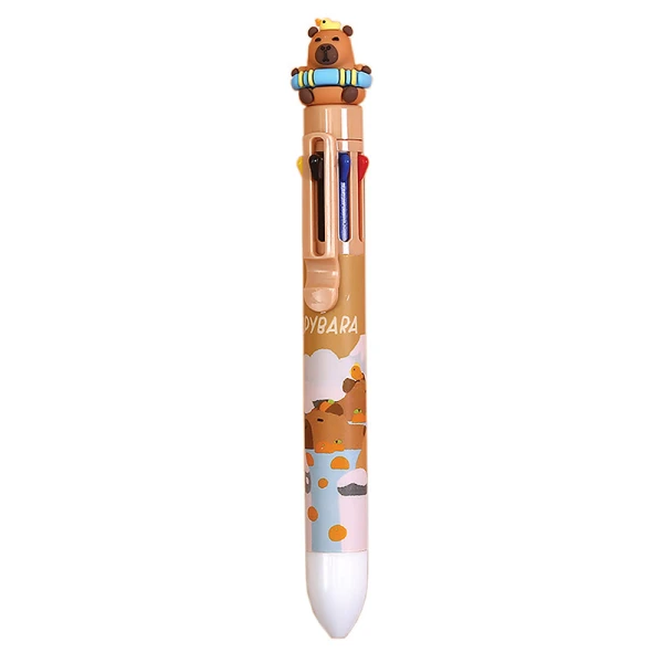ΣΤΥΛΟ 8 ΧΡΩΜΑΤΑ CAPYBARA 0.5mm - 3 ΣΧΕΔΙΑ