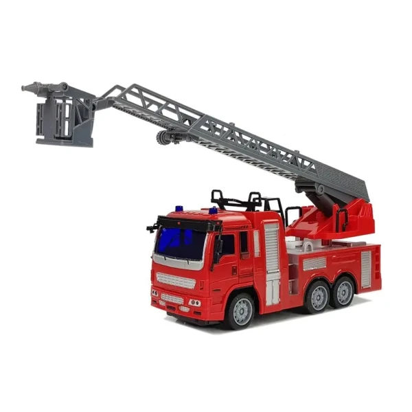 REMOTE CONTROL FIREFIGHTING VEHICLE 1:30 4CHANNEL WITH LIGHTS USB 27MHz