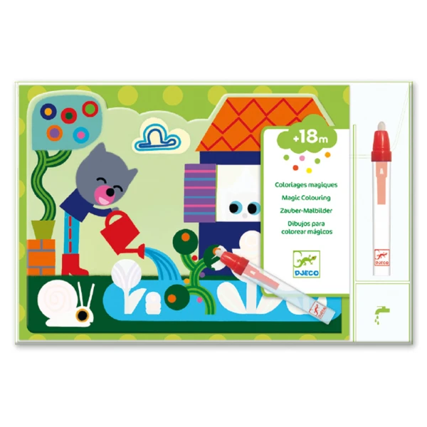 DJECO PAINTING WITH MAGIC MARKERS GARDEN