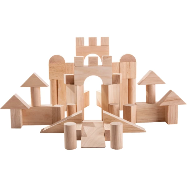 PLAN TOYS ΞΥΛΙΝΟ ΦΥΣΙΚΟ ΟΙΚΟΔΟΜΙΚΟ ΥΛΙΚΟ 50 τεμ.