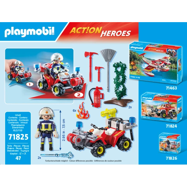 PLAYMOBIL ACTION HEROES ΠΥΡΟΣΒΕΣΤΗΣ ΜΕ ΓΟΥΡΟΥΝΑ