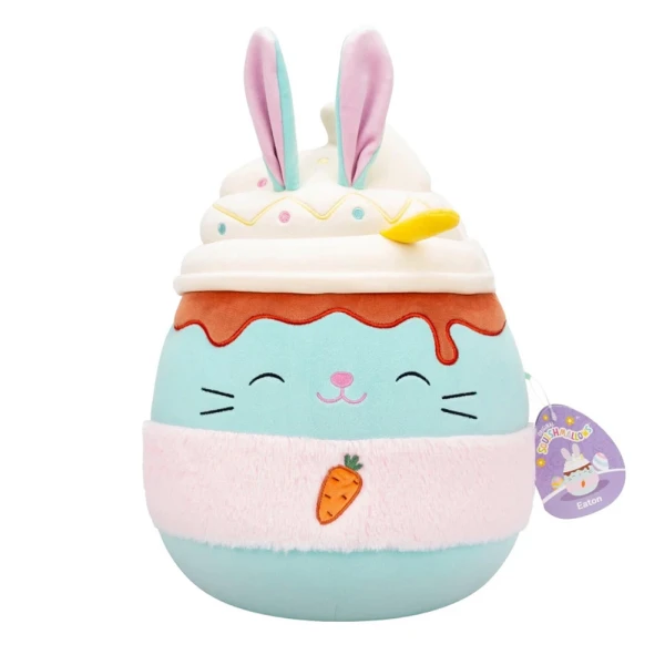 SQUISHMALLOWS EASTER ΛΟΥΤΡΙΝΟ 30 εκ. ΖΩΑΚΙΑ ΓΛΥΚΑΚΙΑ - EATON THE LATTE BUNNY