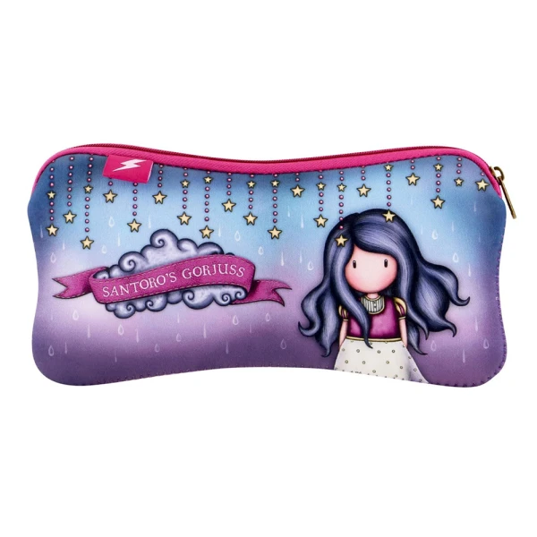 GORJUSS SANTORO NEOPRENE PENCIL CASE LITTLE STORM CLOUD