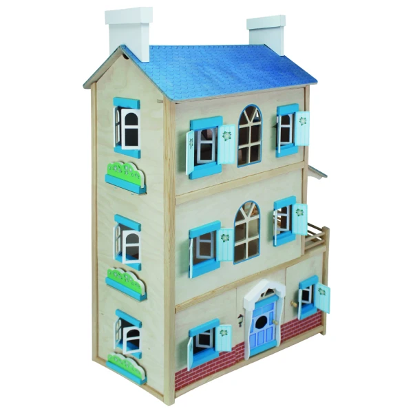 DOUBLE-SIDED VERY LARGE WOODEN HOUSE