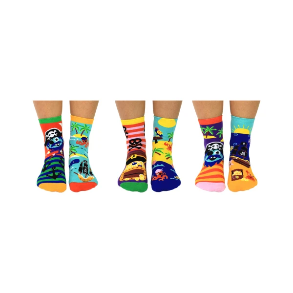 KIDS SOCKS No 30.5-38.5 SET 6 pieces CAPTAIN