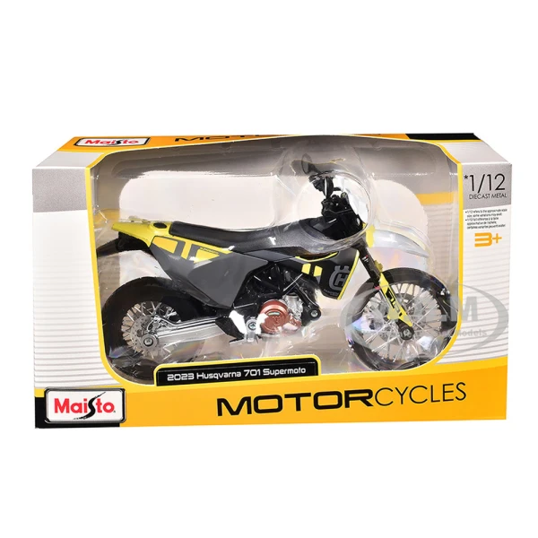 MAISTO 1:12 MOTORCYCLES - HUSQVARNA 701 SUPERMOTO 2023