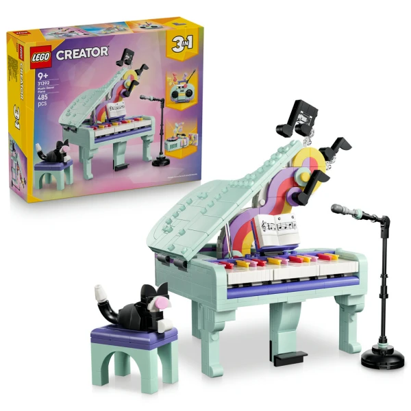 LEGO CREATOR 3IN1 MUSIC DECOR PIANO WITH CAT