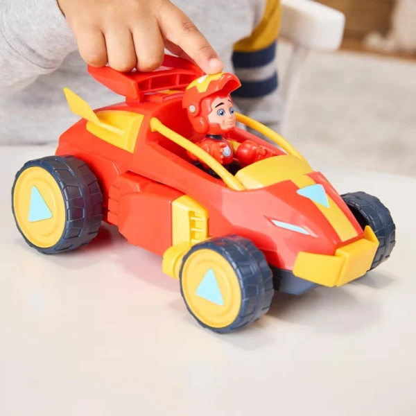 MARVEL IRON MAN AND HIS AWESOME FRIENDS IRON MAN VEHICLE AND FIGURE