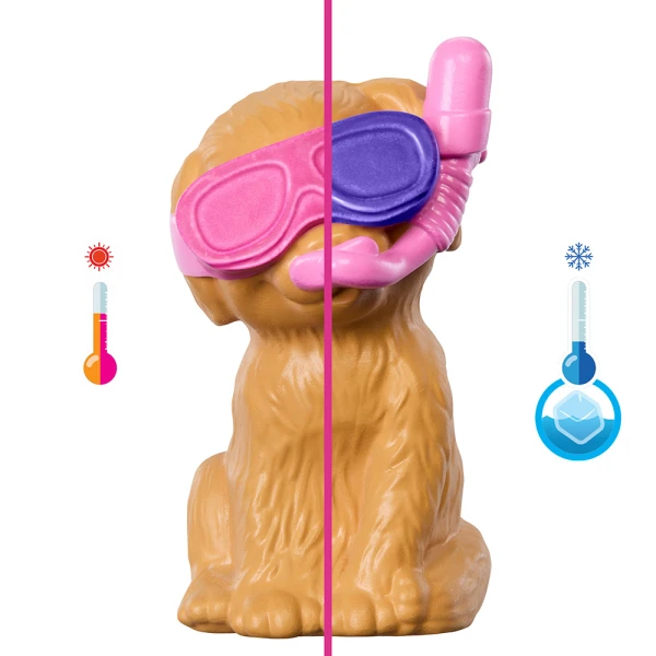 BARBIE DOLL POOL PARTY WITH PUPPIES