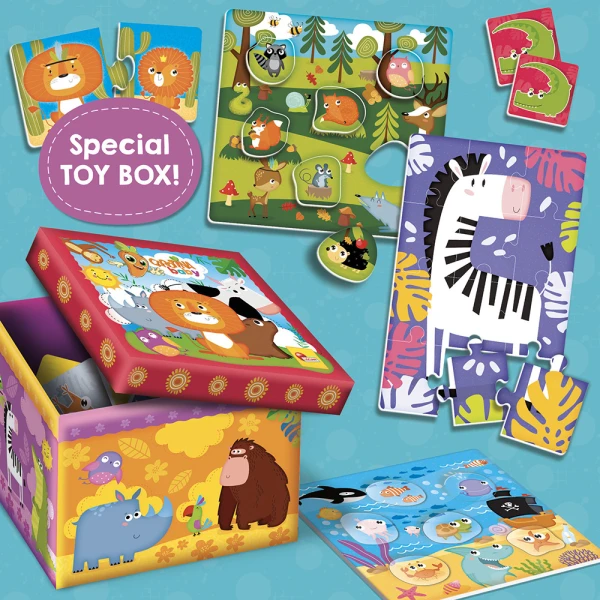 LISCIANI CAROTINA EDUCATIONAL GAMES COLLECTION BABY SUPER BOX