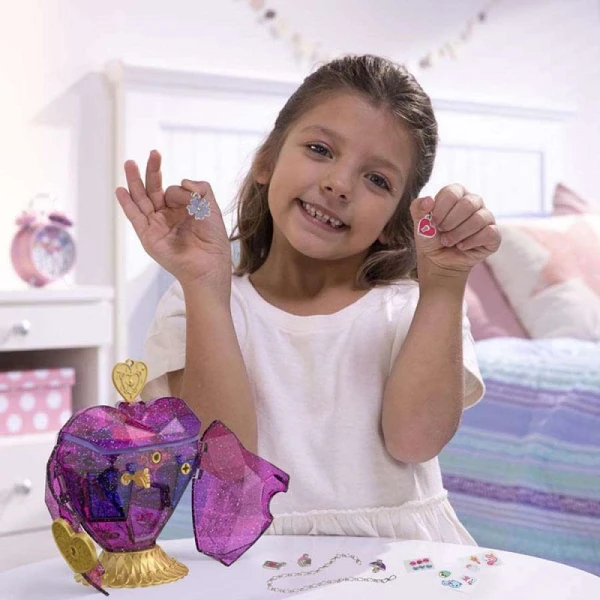 FUNLOCKETS ΜΥΣΤΙΚΗ ΚΡΥΣΤΑΛΛΙΝΗ ΚΟΣΜΗΜΑΤΟΘΗΚΗ - ΚΑΡΔΙΑ