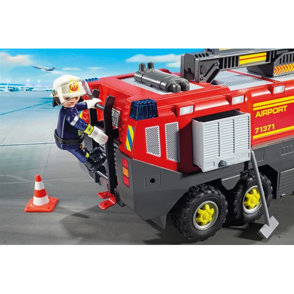 PLAYMOBIL CITY ACTION ΠΥΡΟΣΒΕΣΤΙΚΟ ΟΧΗΜΑ ΜΕ ΦΩΤΑ, ΗΧΟ ΚΑΙ ΠΥΡΟΣΒΕΣΤΙΚΟ ΚΑΝΟΝΙ