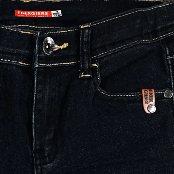 ENERGIERS KIDS TROUSERS BLACK JEANS