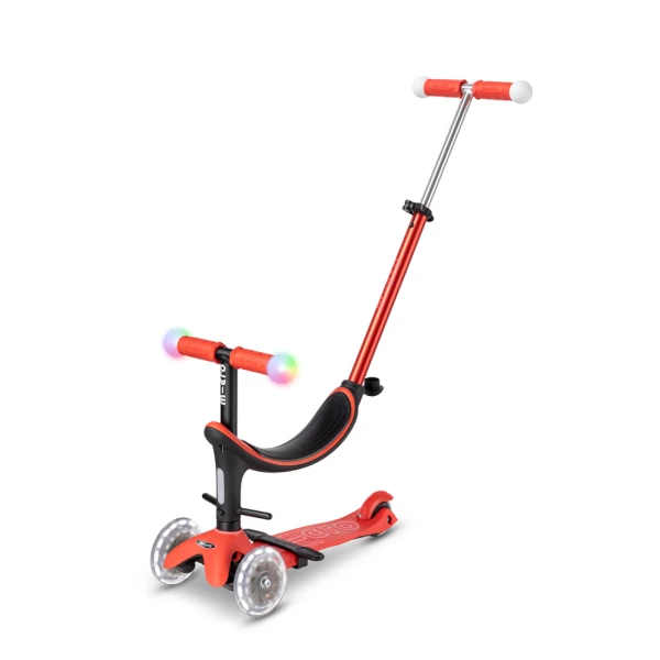 MICRO 3ΤΡΟΧΟ ΠΑΤΙΝΙ 4IN1 MINI 2GROW ΚΟΚΚΙΝΟ