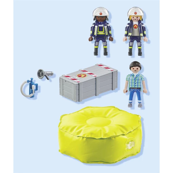 PLAYMOBIL CITY ACTION FIREFIGHTER WITH AIR PILLOW